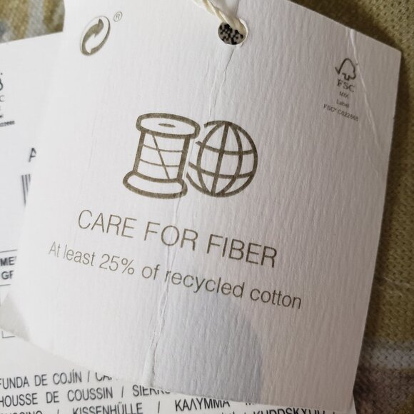 Set of 2 Sage Pink Blue Pastel Nuetral Linen Look Floral Botanical Pillowcases - Picture 10 of 11